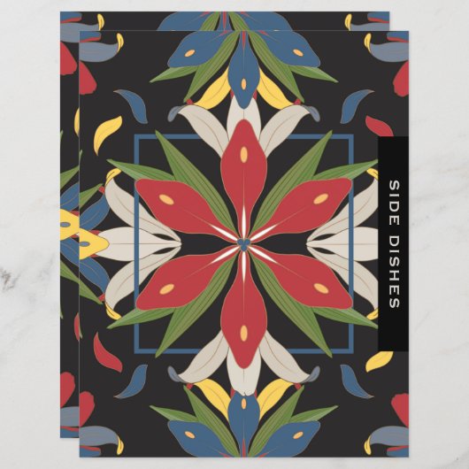 KeukenTegel Ontvanger hoofdstuk divider | Zijdever (Voorkant / Achterkant)