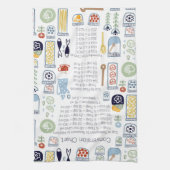 Keukentheedoekmetingsconversies Theedoek (Verticaal)