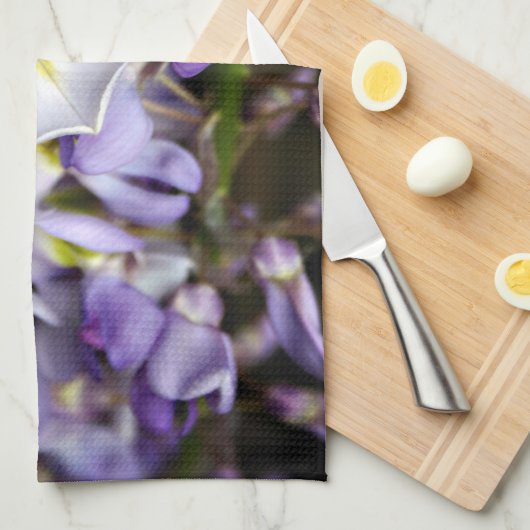  keukentheekdoek met bloembloem theedoek (Quarter Fold)