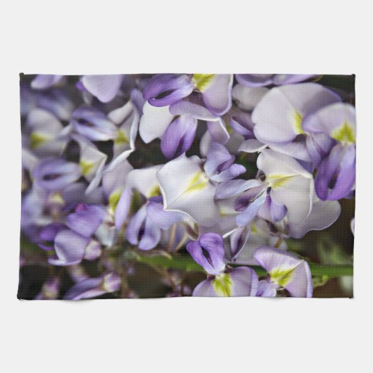  keukentheekdoek met bloembloem theedoek (Horizontaal)