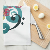keukentheekdoek voor muziekzwenken theedoek (Quarter Fold)