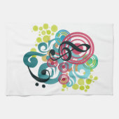 keukentheekdoek voor muziekzwenken theedoek (Horizontaal)