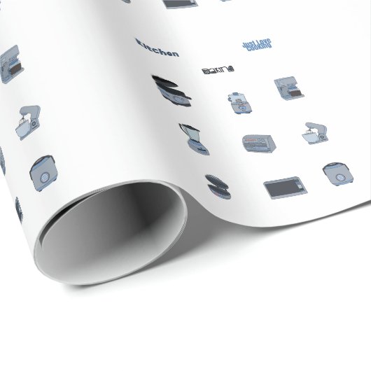 Keukentoestellen Cadeaupapier (Rol Hoek)