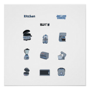 Keukentoestellen Perfect Poster