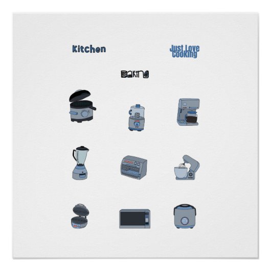 Keukentoestellen Perfect Poster (Voorkant)