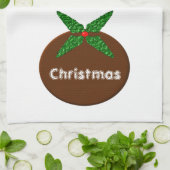  keukenTow voor kerstpudding Theedoek (Gevouwen)