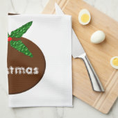  keukenTow voor kerstpudding Theedoek (Quarter Fold)