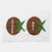  keukenTow voor kerstpudding Theedoek (Horizontaal)