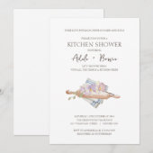 Keukenuitnodiging voor een bruisfeest kaart (Voorkant / Achterkant)