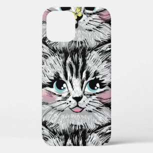Keukenvaten gezicht naadloos. Illustrat Case-Mate iPhone Case