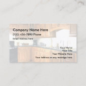 Keukenverwijderstone achtergrond visitekaartje (Achterkant)