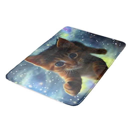 Keukenvliegen in de ruimte badmat (Gekanteld)