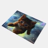 Keukenvliegen in de ruimte deurmat (Schuin)