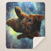 Keukenvliegen in de ruimte sherpa deken (Voorkant)