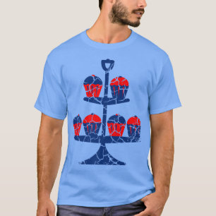 keukenvoedsel cupcakes , onderdrukt 301 t-shirt