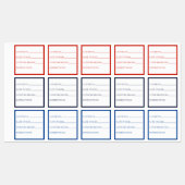 Keukenvoedselopslagvriendelijk/vrieslabels Labels (Vel)