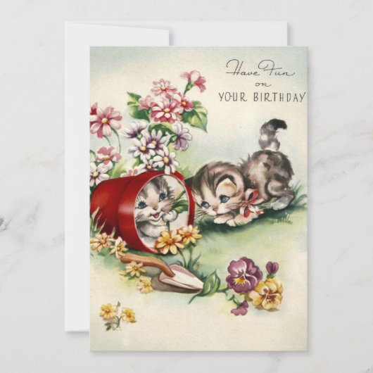  keukenvon op je verjaardag feestdagenkaart (Voorkant)