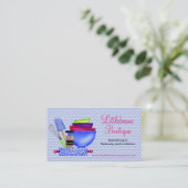 Keukenvoorraad Bedrijfs het Roepen Kaarten Visitekaartje (Staand voorkant)