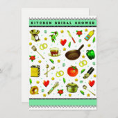 KeukenVrijgezellenfeest Kaart (Voorkant / Achterkant)