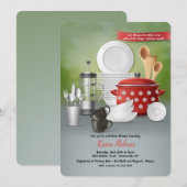 KeukenVrijgezellenfeest Kaart (Voorkant / Achterkant)