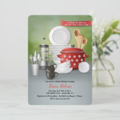 KeukenVrijgezellenfeest Kaart (Staand voorkant)