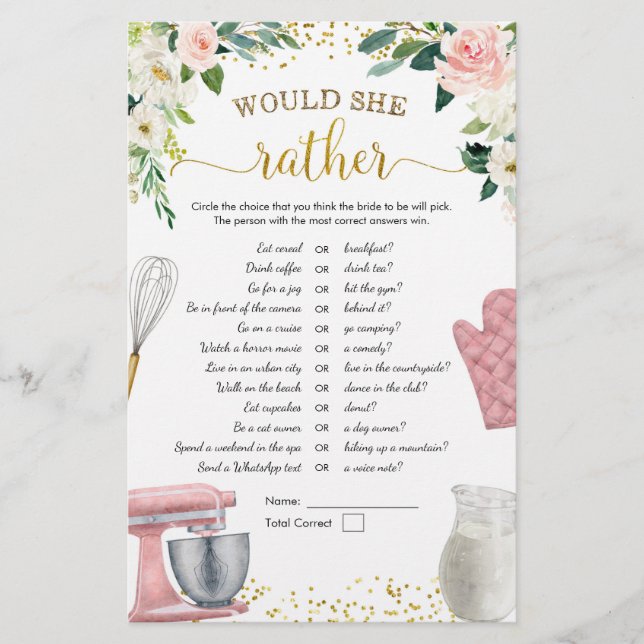 KeukenVrijgezellenfeest zou ze liever spelen (Voorkant)