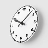  Keukenwandklok met cijfers Ronde Klok (Hoek)
