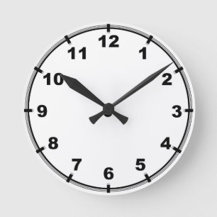  Keukenwandklok met cijfers Ronde Klok