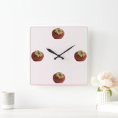 Keukenwandklok Vierkante Klok (Huis)