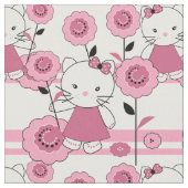 Keukenweefsel van cartoons kinderen stof (Close Up)