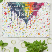 Keukenwoorden en termen Hart Keukenhanddoek (Gevouwen)