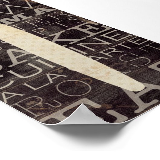 Keukenwoorden Poster (Hoek)