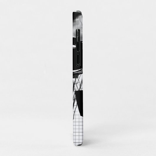 Keukenzwart en wit Case-Mate iPhone case (Achterkant/links)