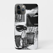 Keukenzwart en wit Case-Mate iPhone case (Achterkant)