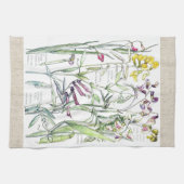  keukenzwellen met snoepjes en taarten theedoek (Horizontaal)