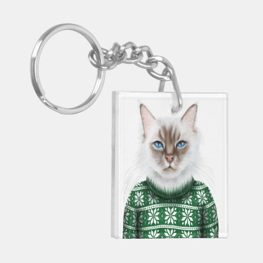 Keukkatje Sleutelhanger (Voorkant Links)