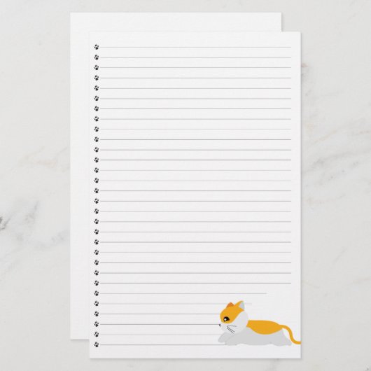 Keukkattebakkerij Briefpapier (Voorkant / Achterkant)