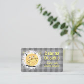 Keukkattengaren breinaalden brei visitekaartje (Staand voorkant)