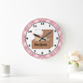 Keukklok voor cartoon van varkensvlees grote klok (Huis)