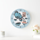 Keukklok voor de douchedouche met eigen kleur grote klok (Huis)