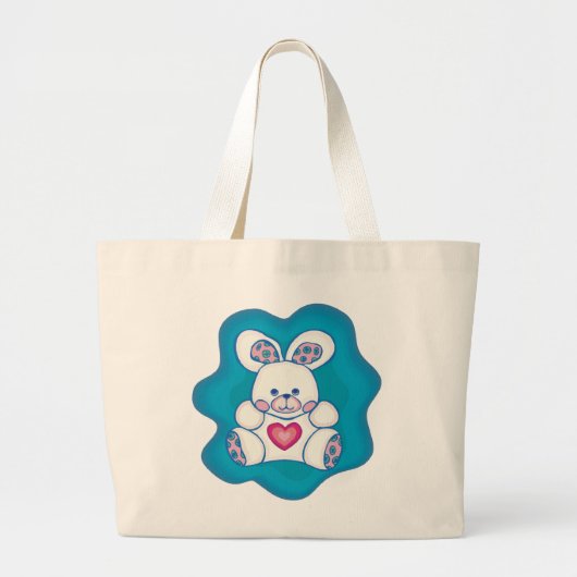Keukkonijn Grote Tote Bag (Voorkant)