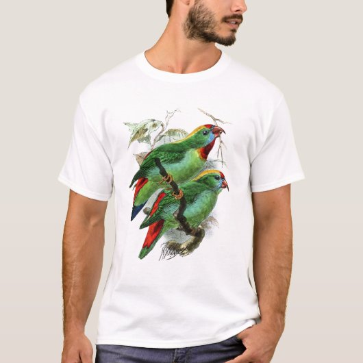 Keulemans' Philippine Hanging Parrot T-shirt (Voorkant)