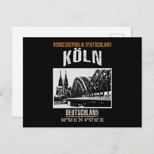 Keulen Briefkaart (Voorkant / Achterkant)