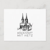 Keulen Cathedral Briefkaart (Voorkant)