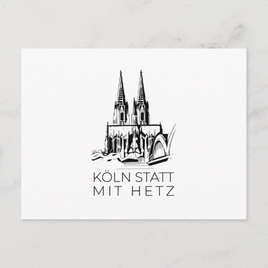 Keulen Cathedral Briefkaart (Voorkant)