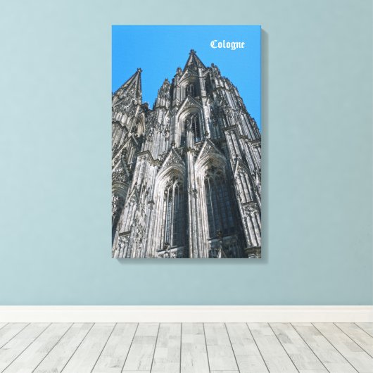 Keulen Cathedral Canvas Afdruk (Insitu (Houten vloer))