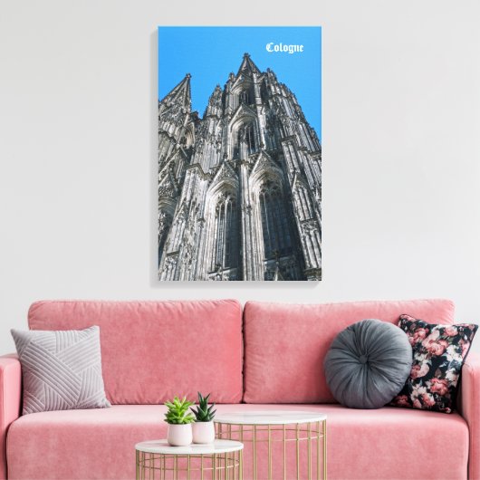 Keulen Cathedral Canvas Afdruk (Insitu (Woonkamer))
