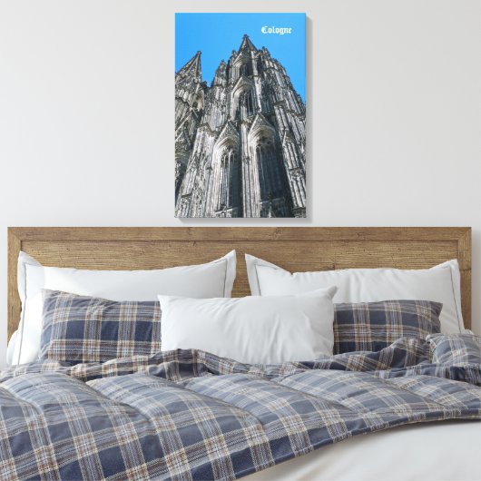 Keulen Cathedral Canvas Afdruk (Insitu (Slaapkamer))