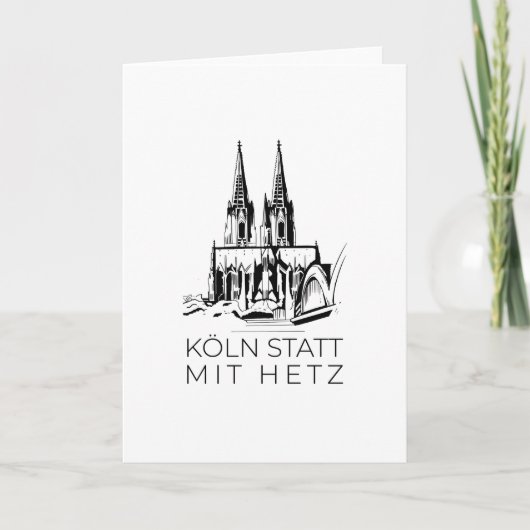 Keulen Cathedral Kaart (Voorkant)
