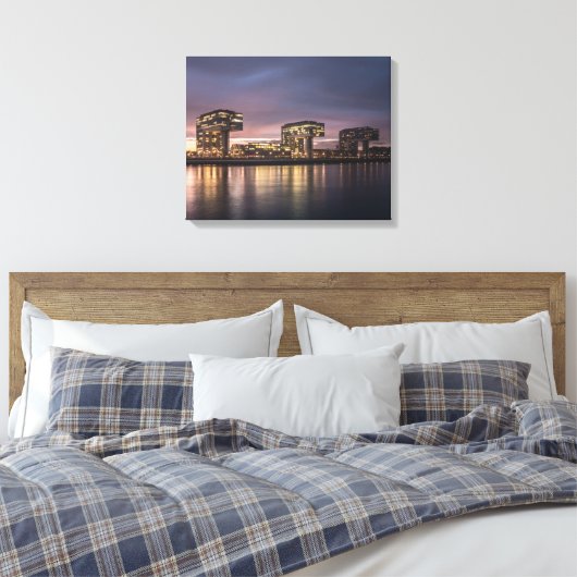 Keulen - duitse Canvas Print (Insitu (Slaapkamer))